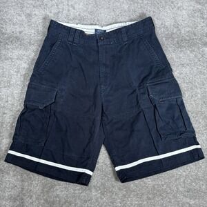 Polo Ralph Lauren Shorts Men's 35 Navy Blue Cargo Classic Military‎ Surplus